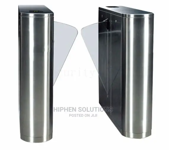 Barrier Gate With Retractable Flap