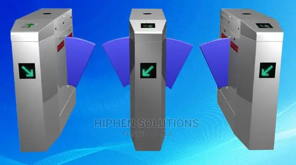 Card Reader Flap Barrier Gate BY HIPHEN SOLUTIONS LTD