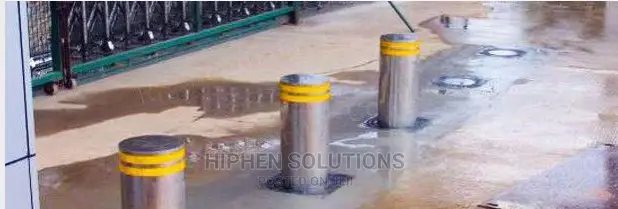 Electric Control Road Steel Traffic Barrier Parking Bollards BY HIPHEN