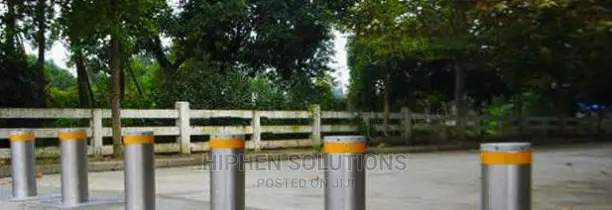 Driveway Security Posts Retractable Security Bollards BY HIPHEN SOL