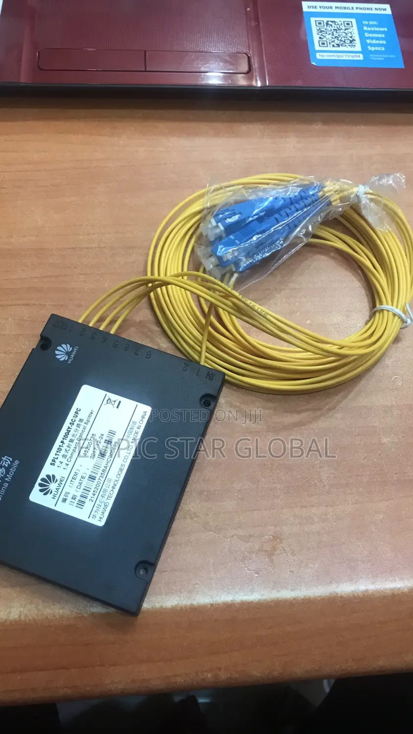 1x4 Fiber Optics Blockless PLC Splitter