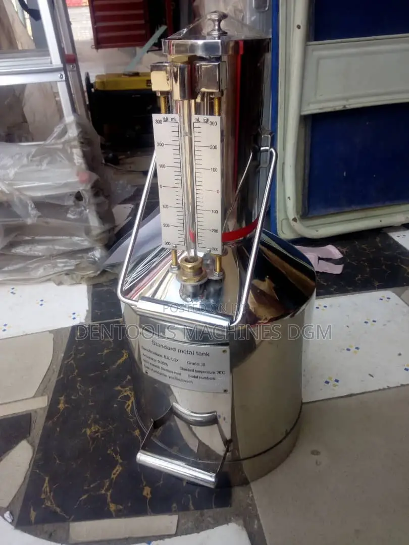Stainless Steel Fuel Measurement Can