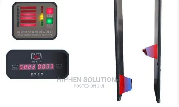 Security Metal Detectors Sound and Light Alarm