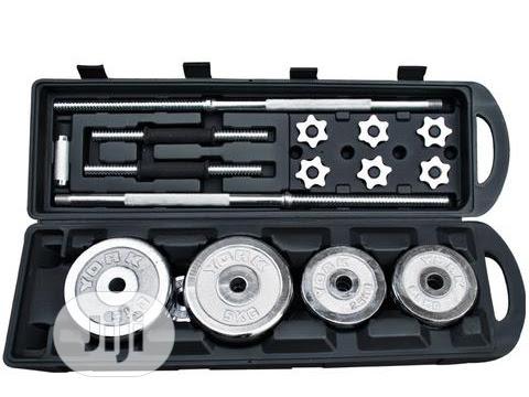 Durable 50kg Dumbbell Casing With Barbell