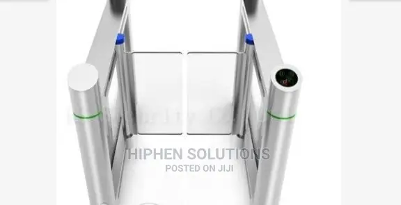 Toughened Slim Wing Glass Accesscontrol Barrier