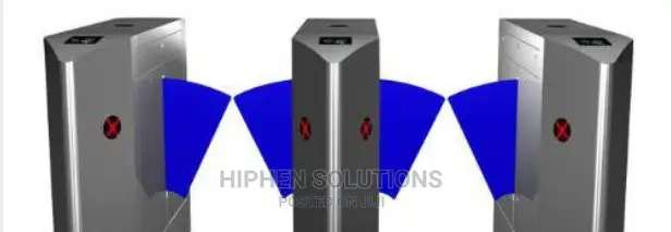 Retractable Entrance Control Alarm Gate With Rfidcard Reader BY HIPHEN
