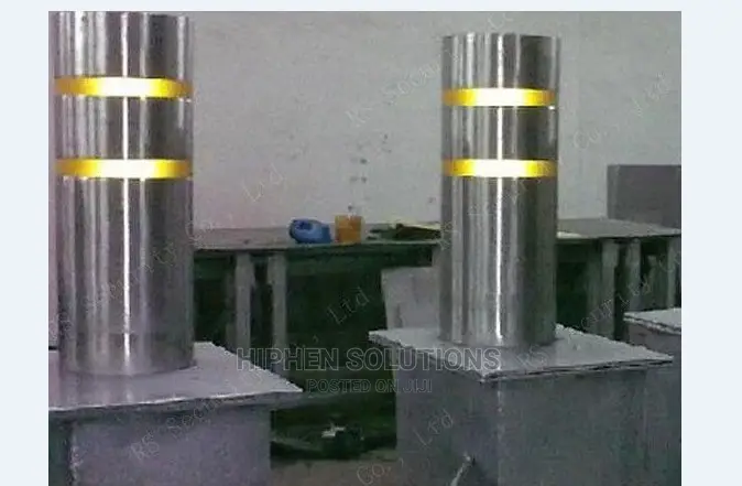 Retractable Access Control Station Bollards BY HIPHEN SOLUTIONS LTD