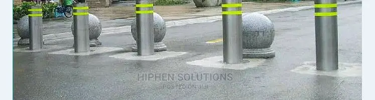Durable Outdoor Road Barrier Bollards BY HIPHEN SOLUTIONS LTD