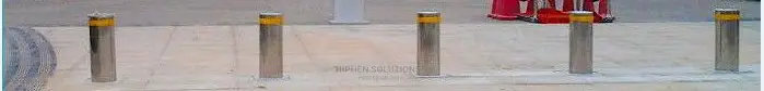 Automotive Steel Electronic Barriers Bollards BY HIPHEN SOLUTIONS LTD