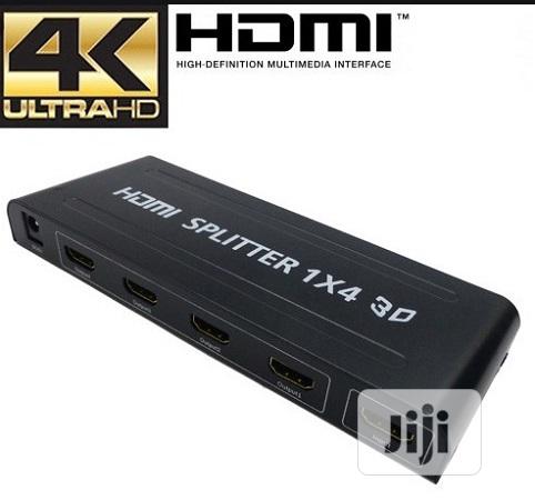 4 Way Hdmi Splitter Amplifier - 1 in 4 Out 3d Ultra Hd