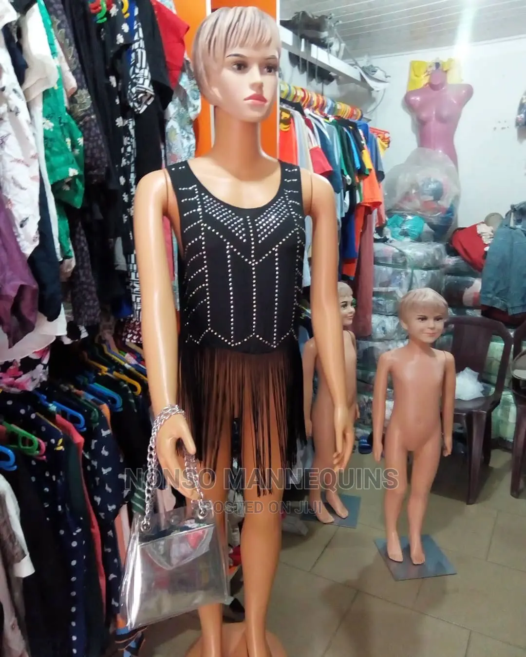 Pretty Face Customized Hair Female Plastic Mannequin 1DF