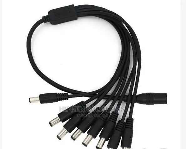 DC 1 Female To 8 Male Power Splitter Cable For CCTV By Hiphen Ssl