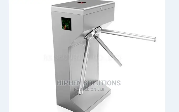 Turnstile Fingerprint Tripod Gate With RFID BY HIPHEN SOLUTIONS LTD