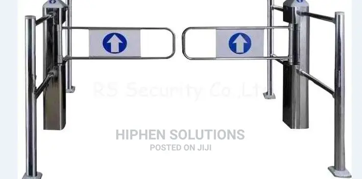 High 980mm Supermarket Intelligent Swing Gate BY HIPHEN SOLUTIONS LTD