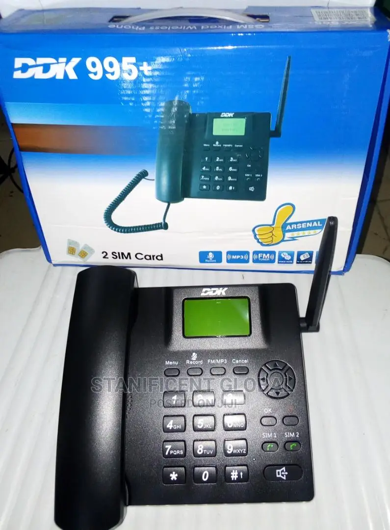 2 Simcard Gsm Wireless Terminal Deskphone