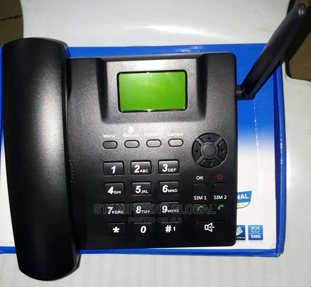 2 Simcard Gsm Wireless Terminal Deskphone