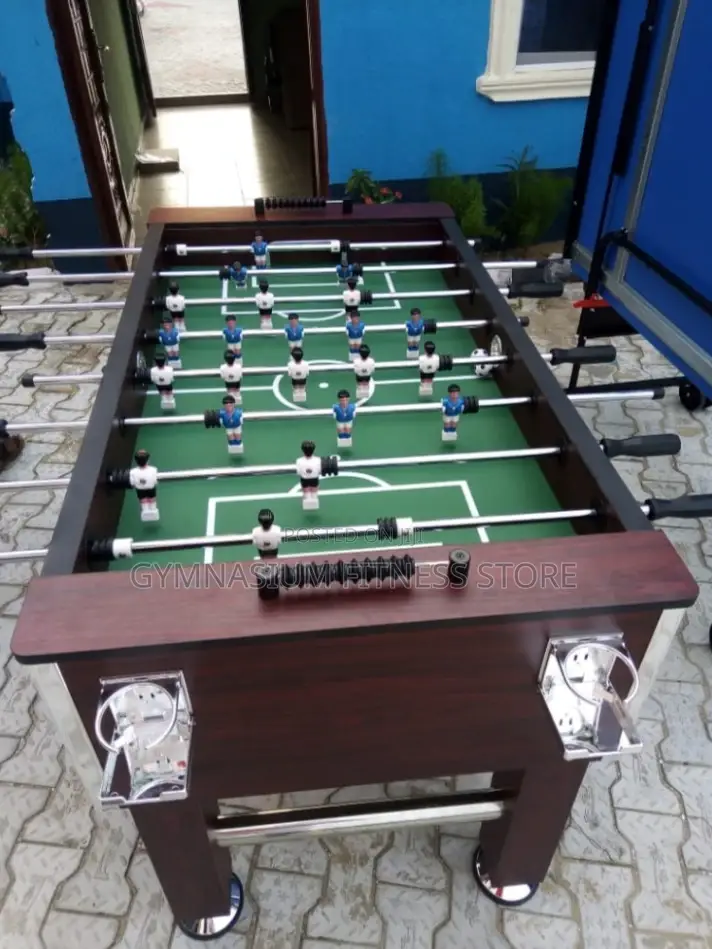 Soccer Foosball Table Coffee Brown 1