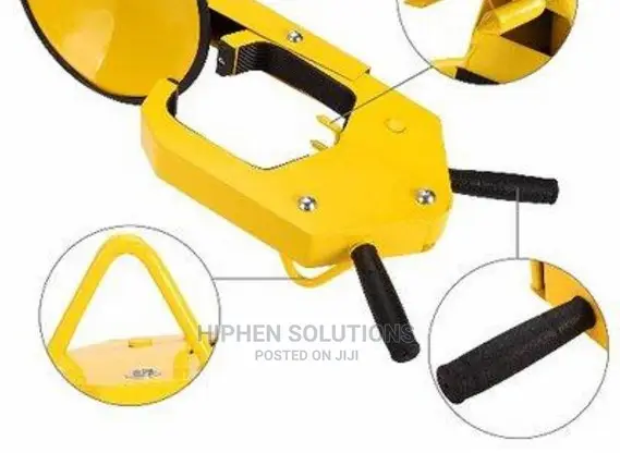 Hiphen Solutions Heavyduty Car Tire Wheel Lock Anti-theft Lock By Hssl