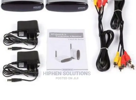 Sonic 2.4G AV Sender Transmitter & Receiver 150M, Silver By Hiphen