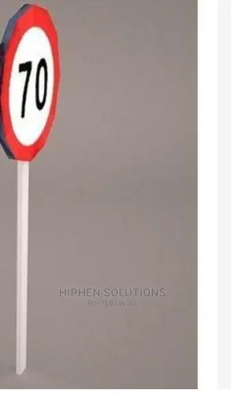 Maximum Speed Warning Sign By Hiphen Sol