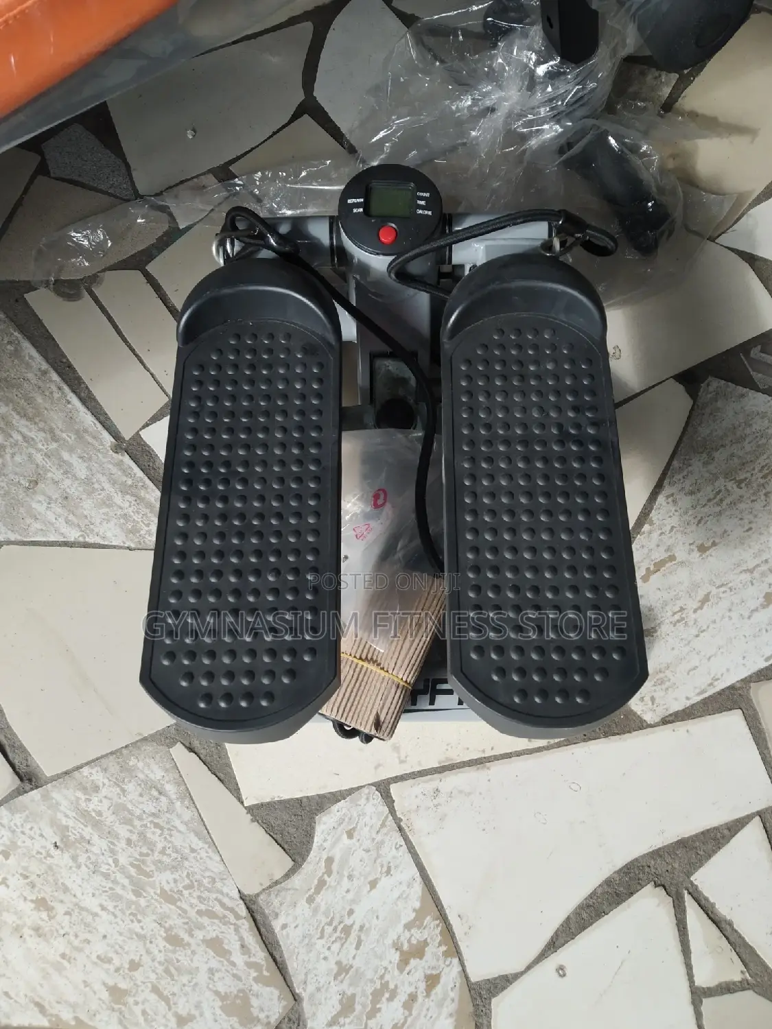 Mini Exercise Stepper With Rope 2g