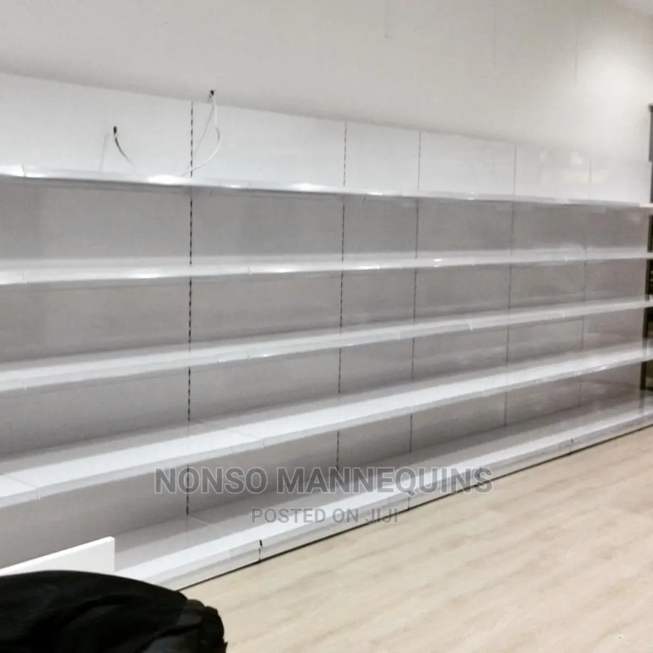 High Quality Supermarket Display Shelves Single Sided
