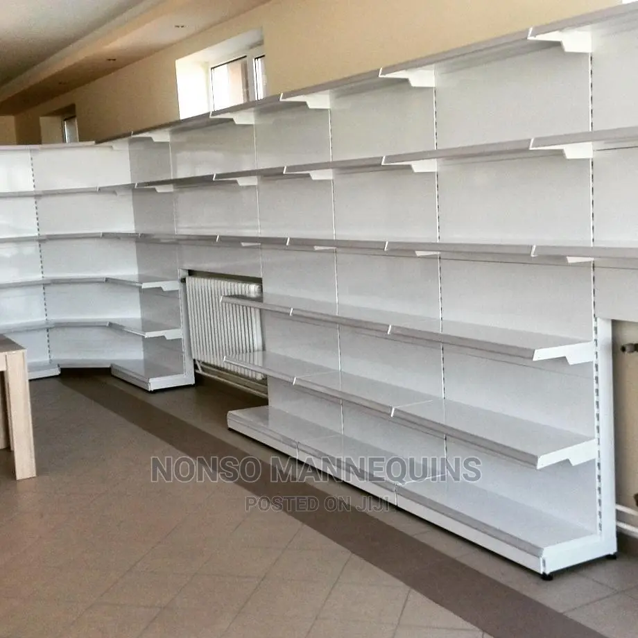 High Quality Supermarket Display Shelves Single Sided