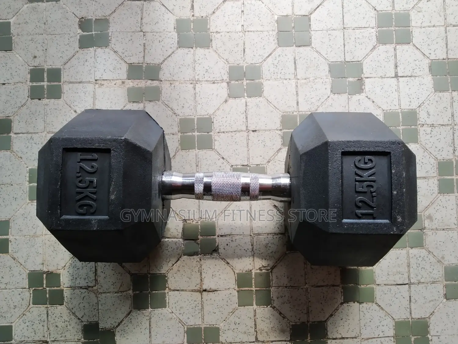 Pair Of 12.5kg Hex Dumbbell 660