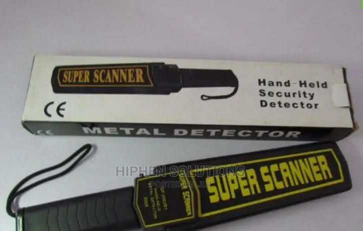 Hand Held Metal Detector Wand For Private Buildings BY HIPHEN Sol