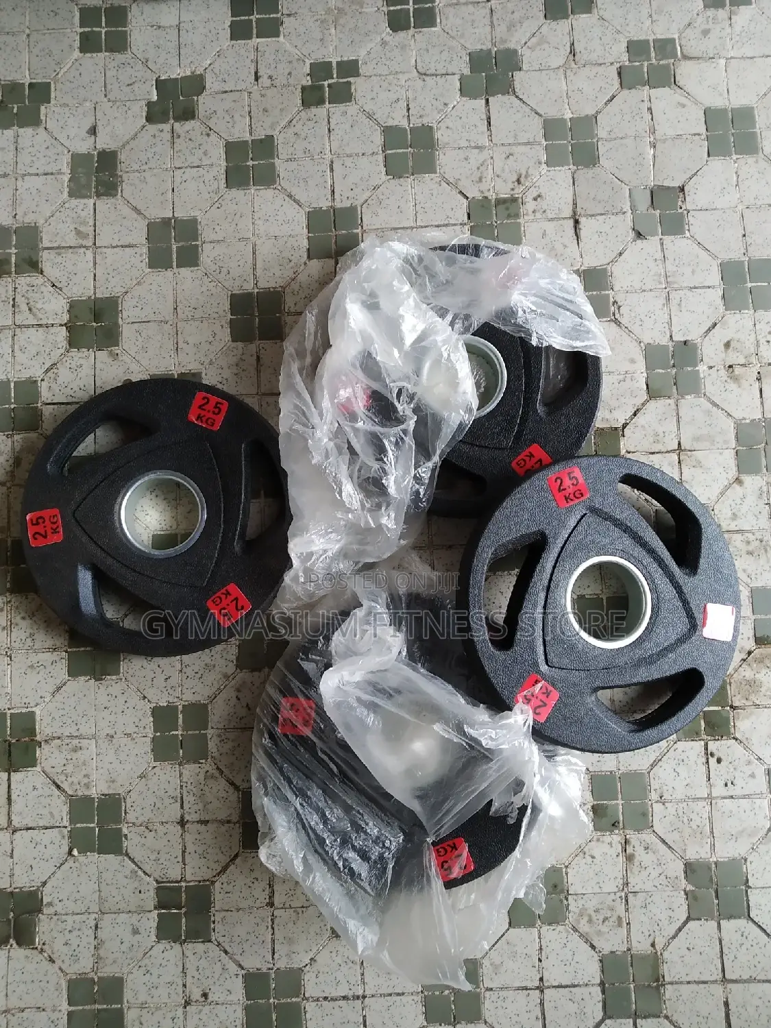 Pair of 2.5kg Olympic Weight Plates New908