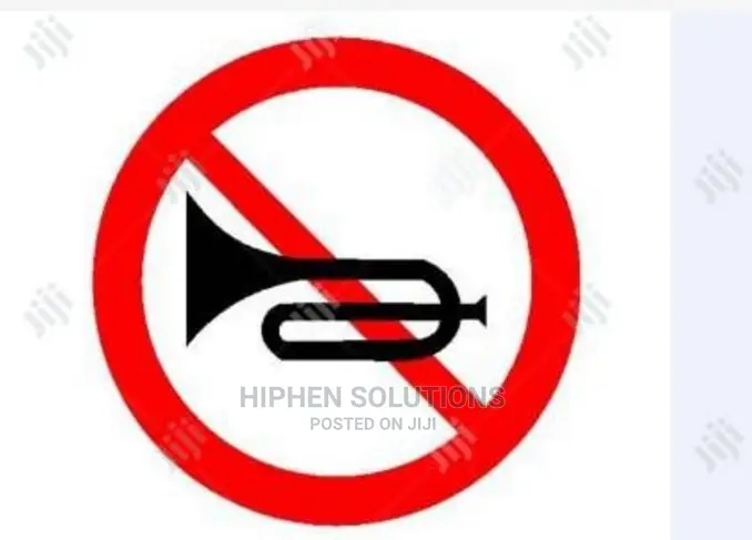 VIP Ad Active Noise Prohibition Warning Signs By Hssl