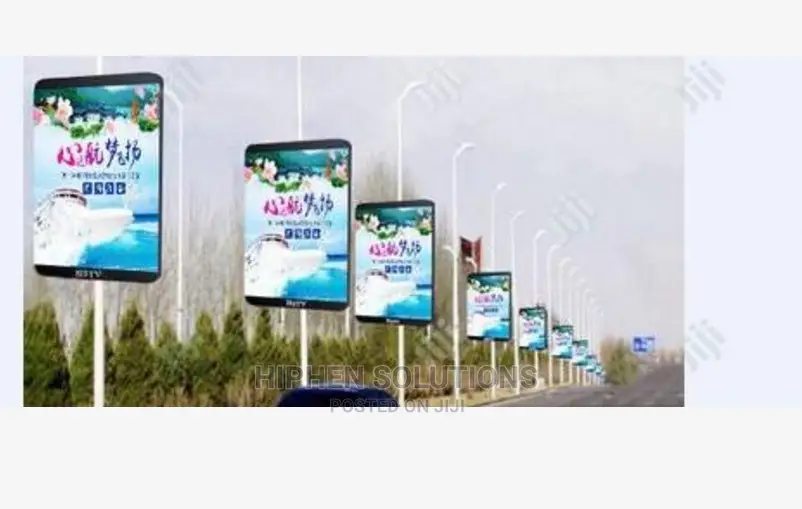 High Coverage LED Ph5 Pole Display By Hiphen Sol