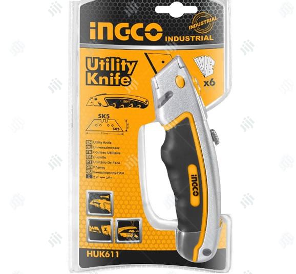 JPT Heavy Duty Utility Knife With 6 Blades Pack