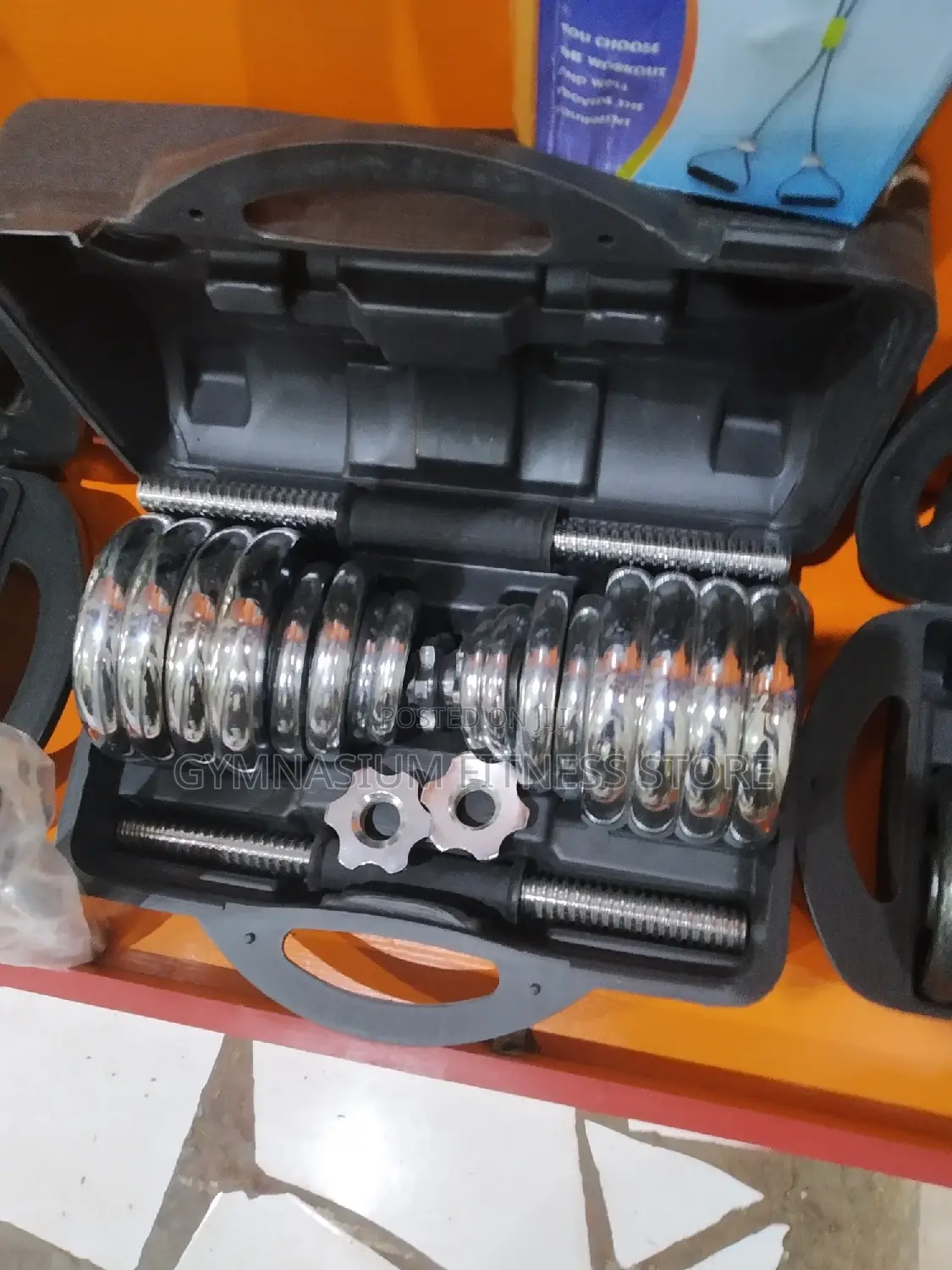 Pair of 15kg Dumbbell With Case845