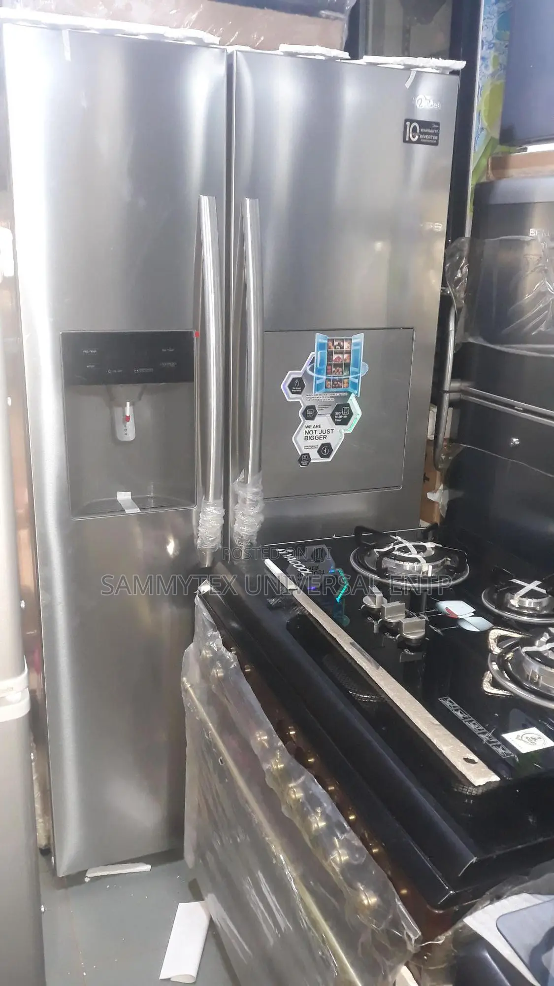 Brand New Midea Side by Side Fridge