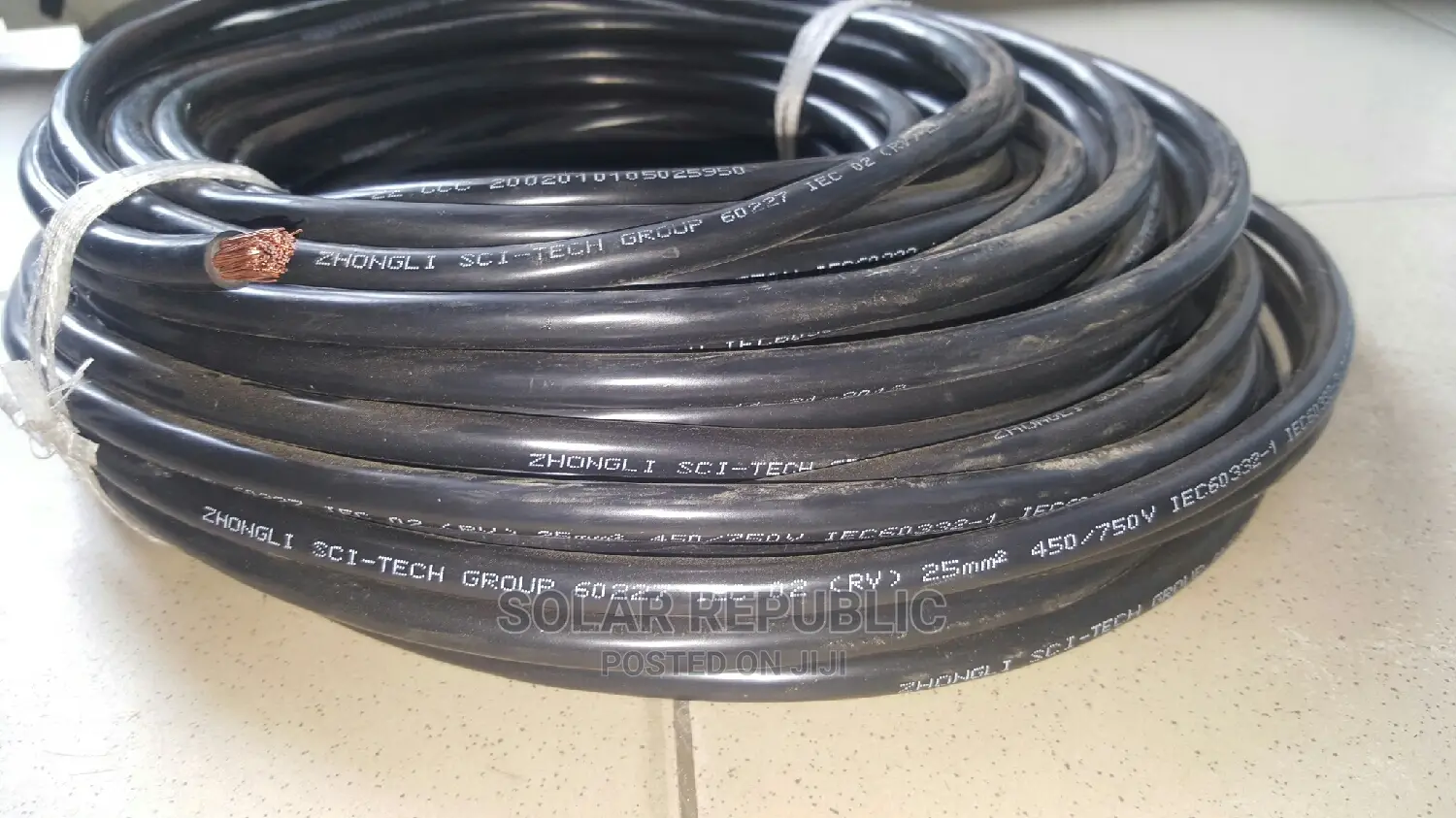 25mm Single Core Dc Cable