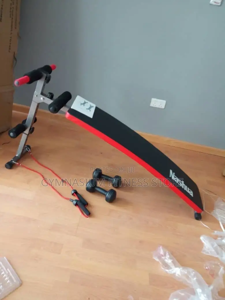 Sit Up Bench Tummy Trimmer Red and Black1