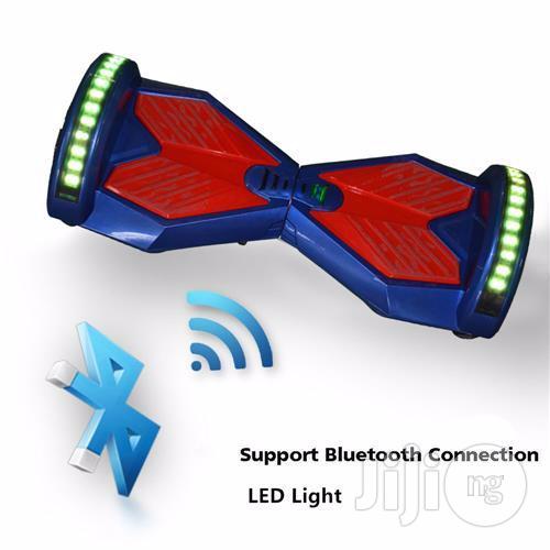 Hoverboard + Bluetooth + Mp3 Speakers - Blue and Red