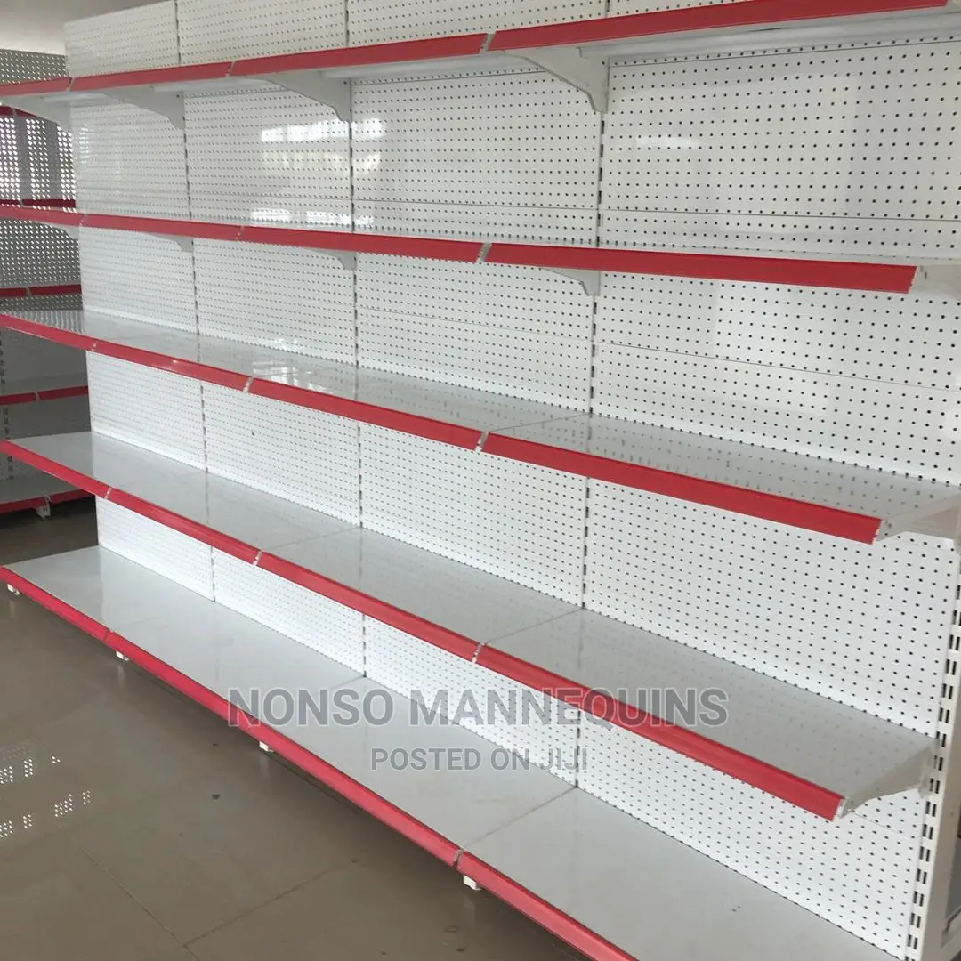 Supermarket Perforated Display Shelveing