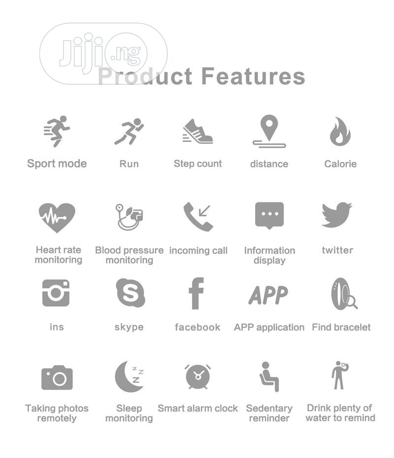 M4 Smart Bracelet Fitness Tracker Blood Pressure Heart Rate