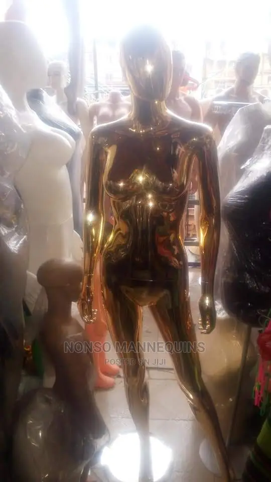 Female Chrome Gold Mannequins New 1