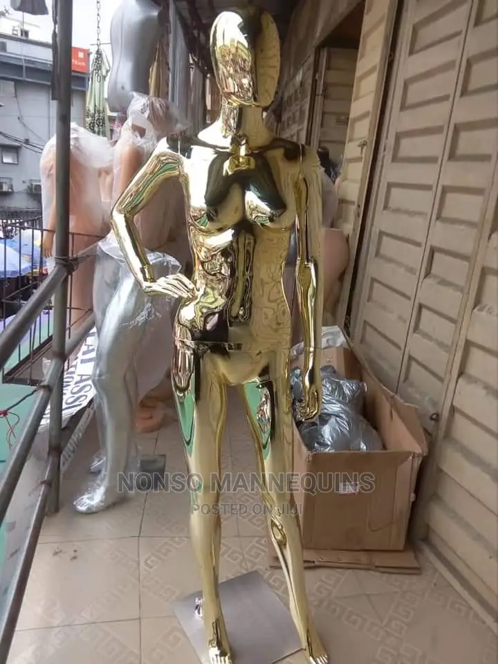 Female Chrome Gold Mannequins New 1