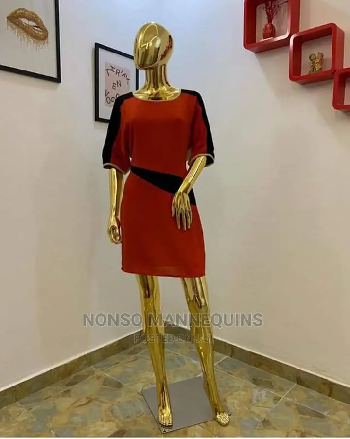 Female Chrome Gold Mannequins New 1