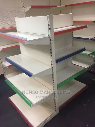 High Quality Supermarket Perforated Display Shelving