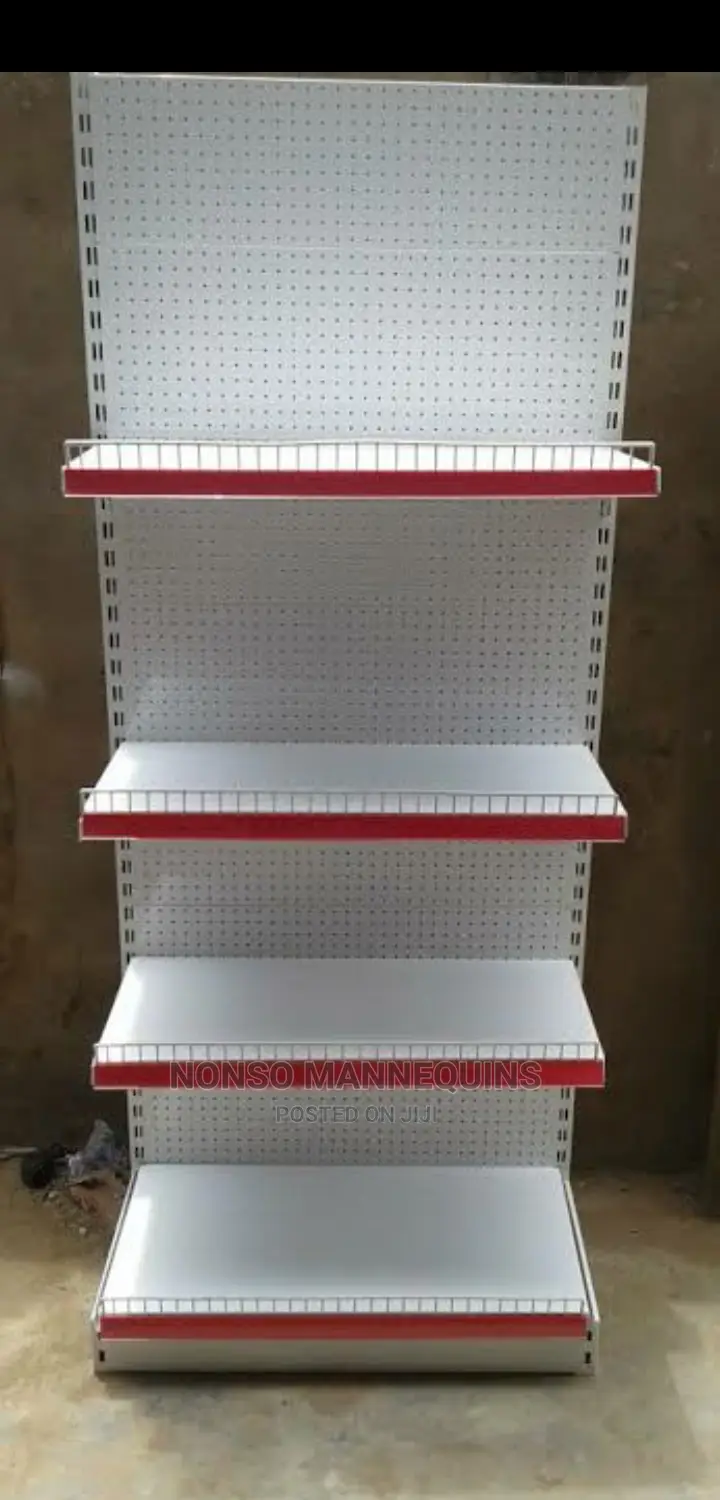 High Quality Supermarket Perforated Display Shelving