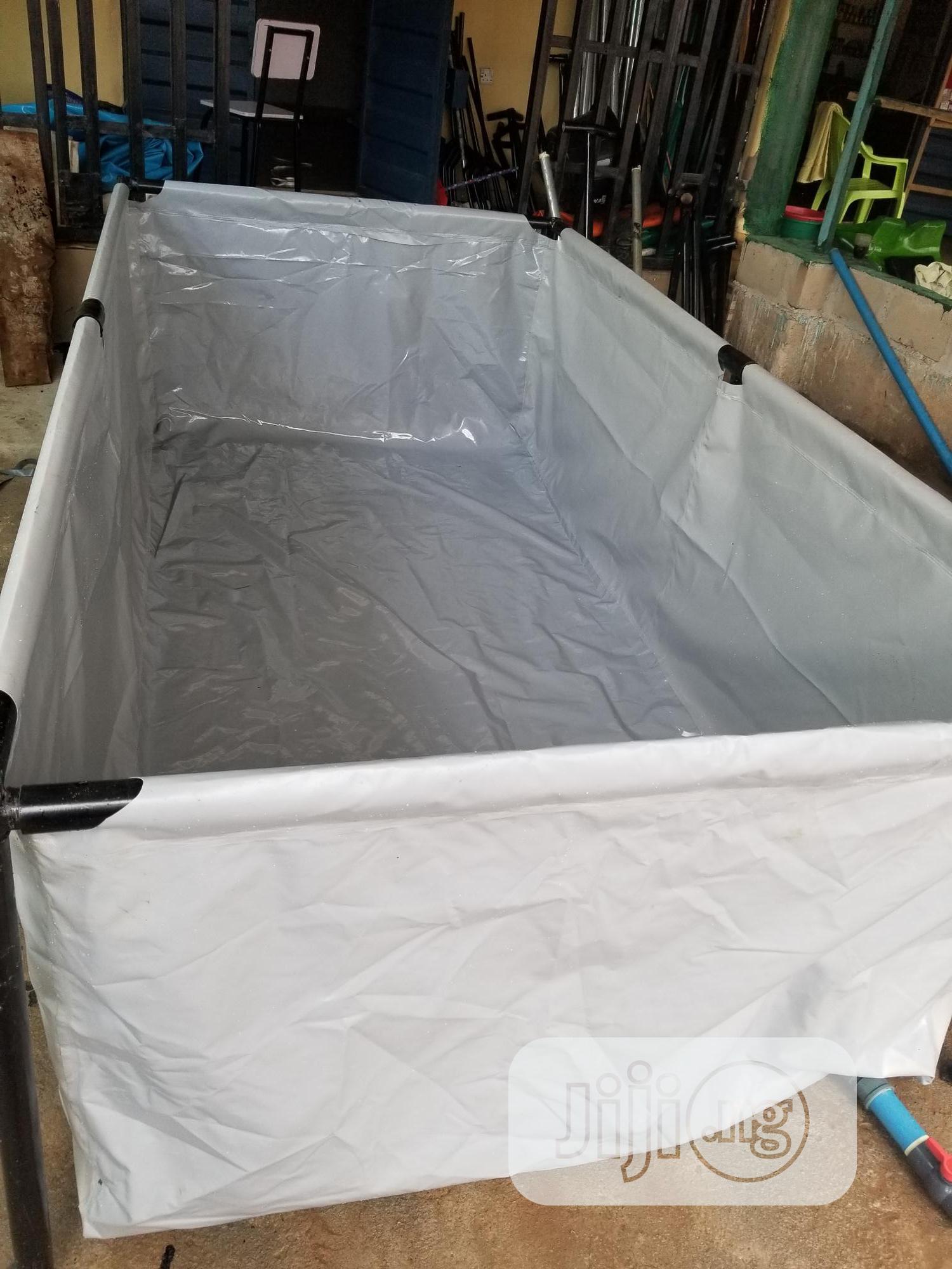 Portable Tarpaulin Fish Pond