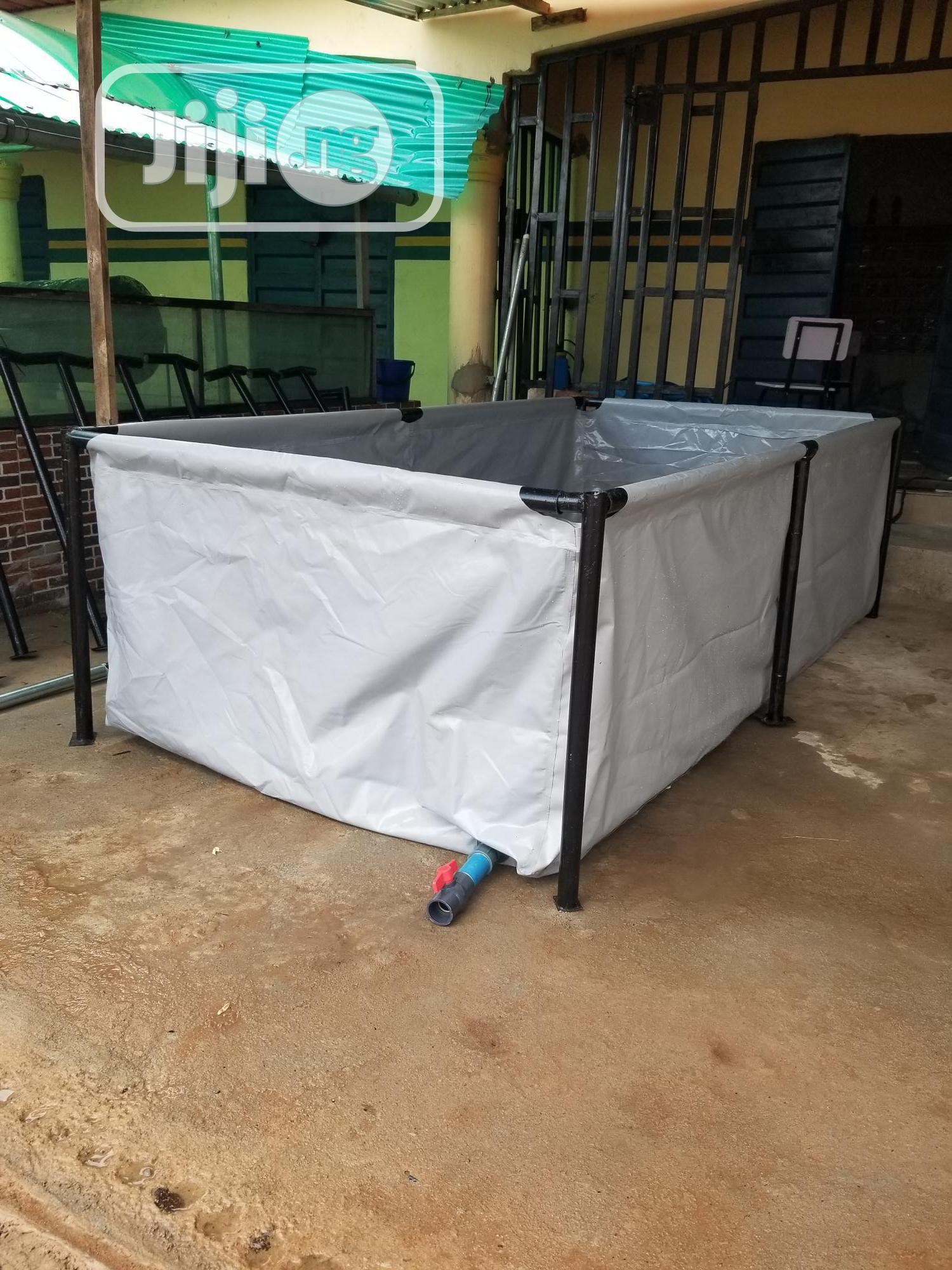 Portable Tarpaulin Fish Pond