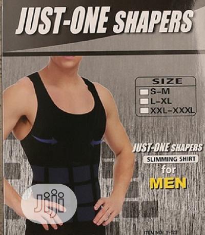 Men's Sleeveless Slimming Vest Black