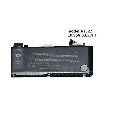 Apple A1322 Battery for Macbook Pro 13.3 Laptop A1278