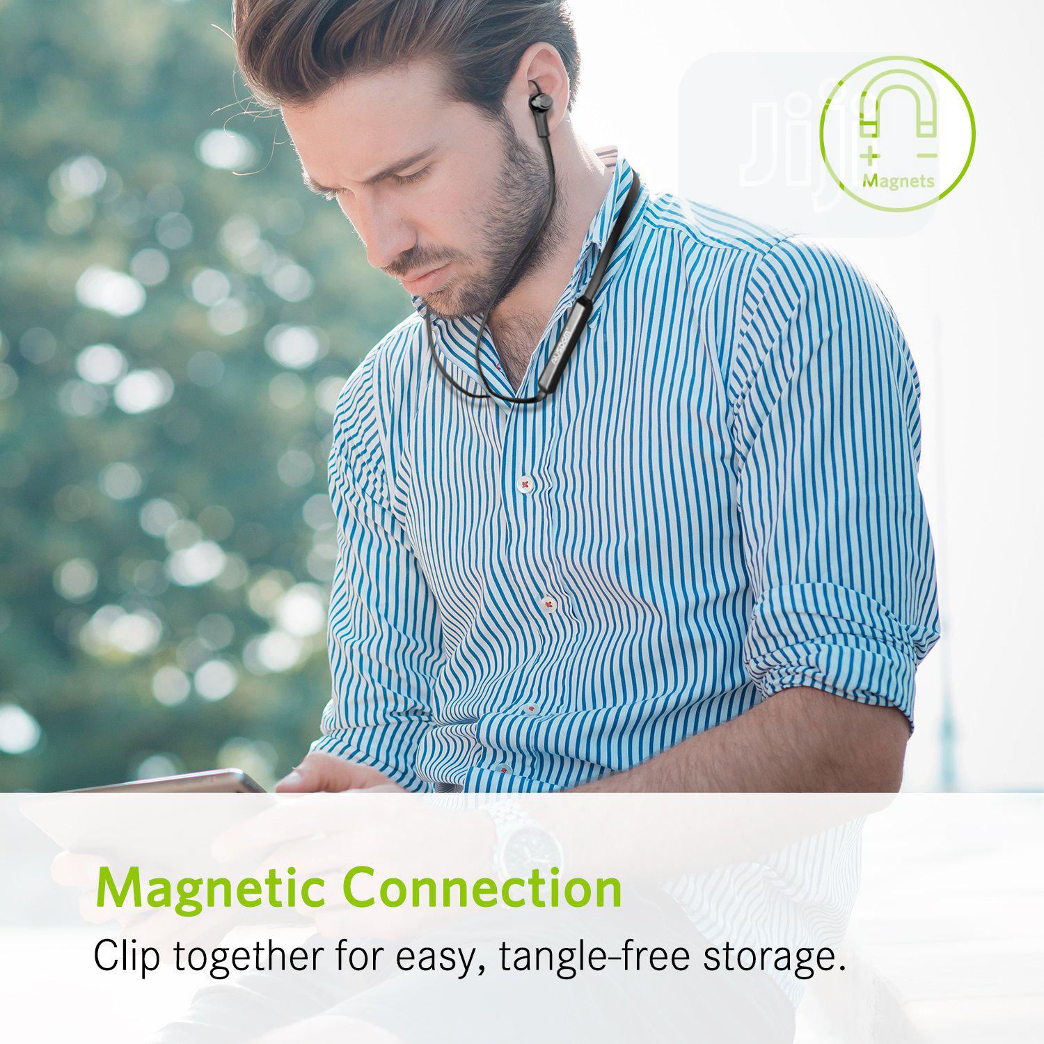 Ausdom S7 Wireless Bluetooth Magnetic Sweatproof In-ear Earphone.